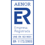 AENOR Empresa Registrada UNE-EN ISO 9001